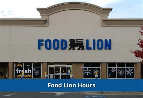 is food lion open new year's day